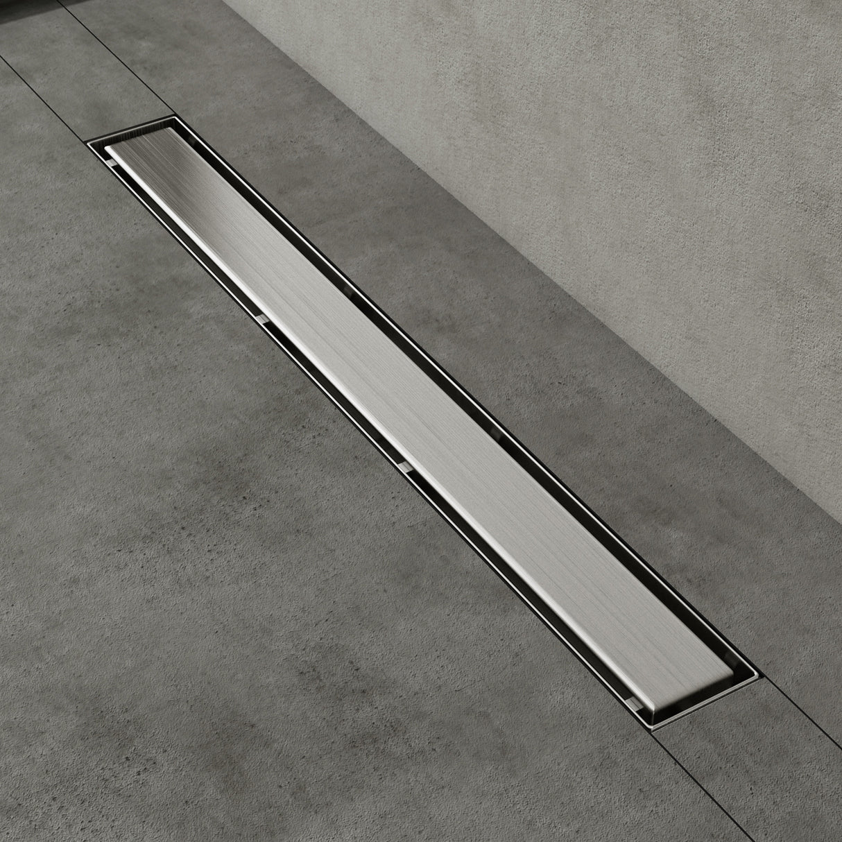 glasvilla Duschrinne desagüe de suelo de acero inoxidable | conjunto completo de canal de desagüe para baño | desagüe apto para azulejos 35L/min | filtro de pelo KE110