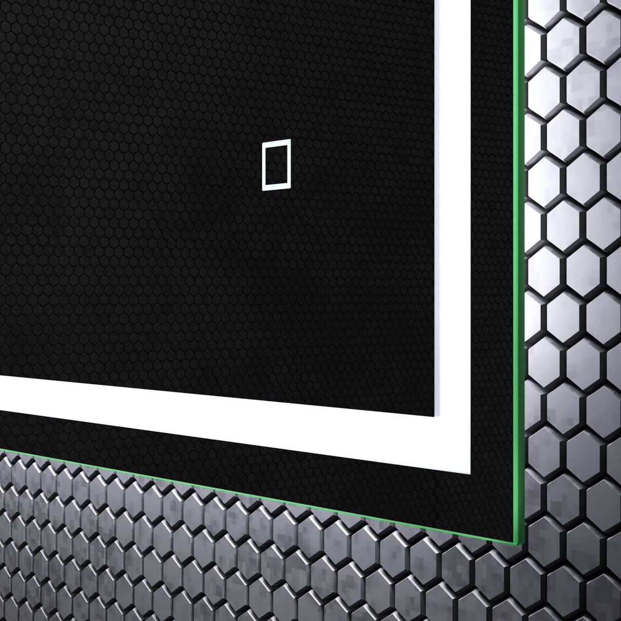 glasvilla Espejo de pared Espejo de baño LED Espejo de baño con interruptor táctil, sin vaho gracias a la capa antifog Espejo LED02