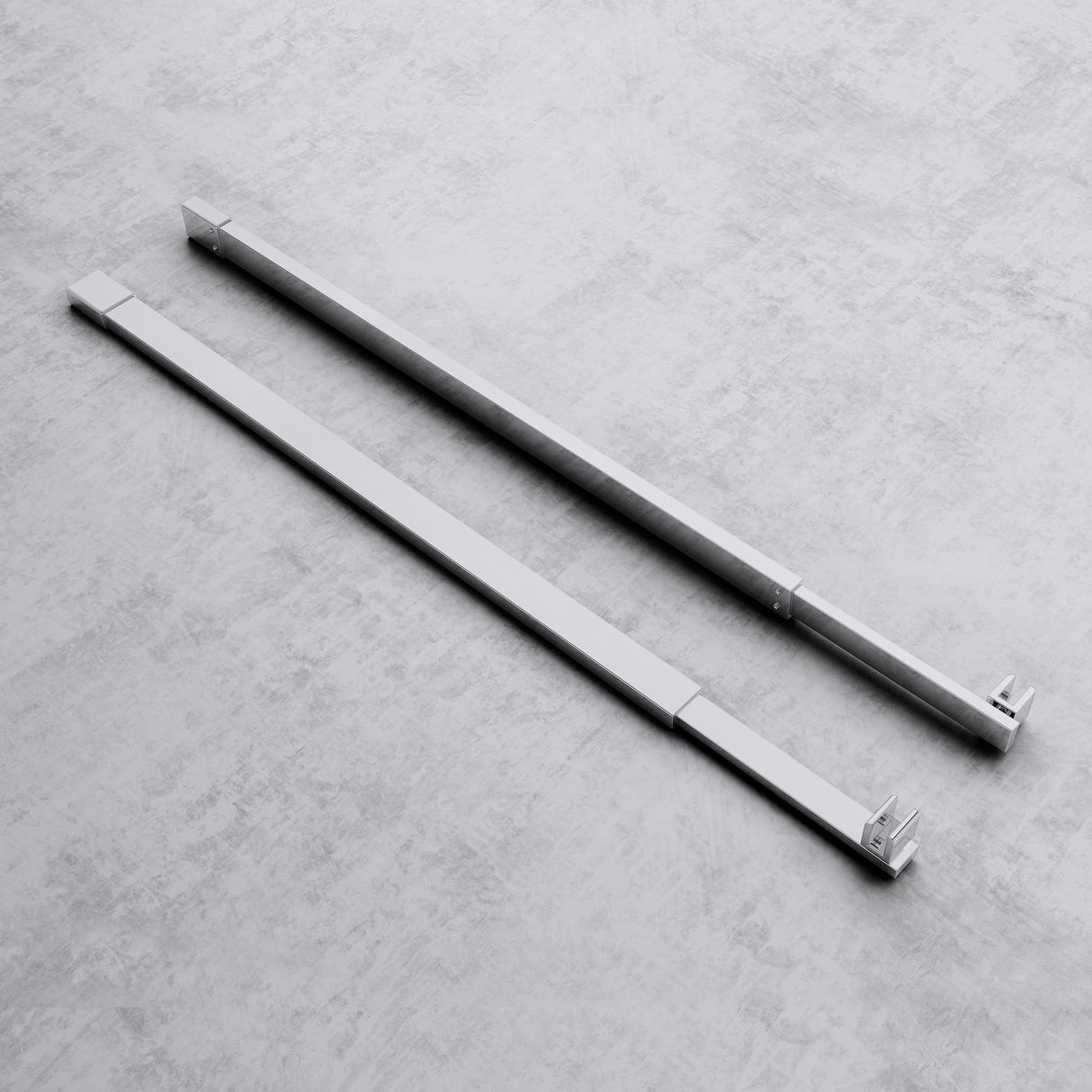 glasvilla Haltestange Duschwand Duschabtrennung Duschglaswand | Stabilisator para ducha Walk in | giratorio 180° para grosor de vidrio de 6-10 mm