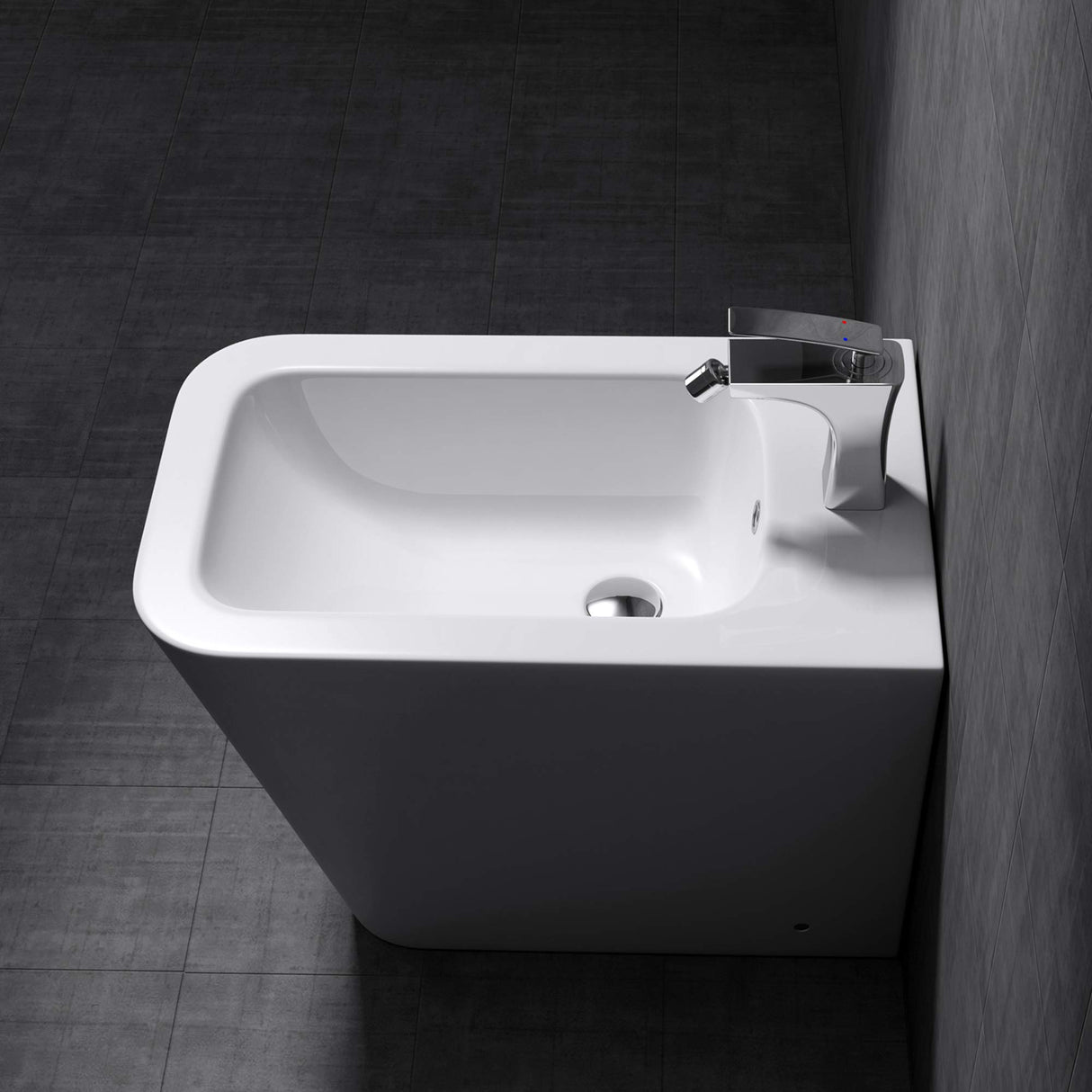 bidet de pared glasvilla cerámica bidet colgante bidet wc forma hermosa blanco