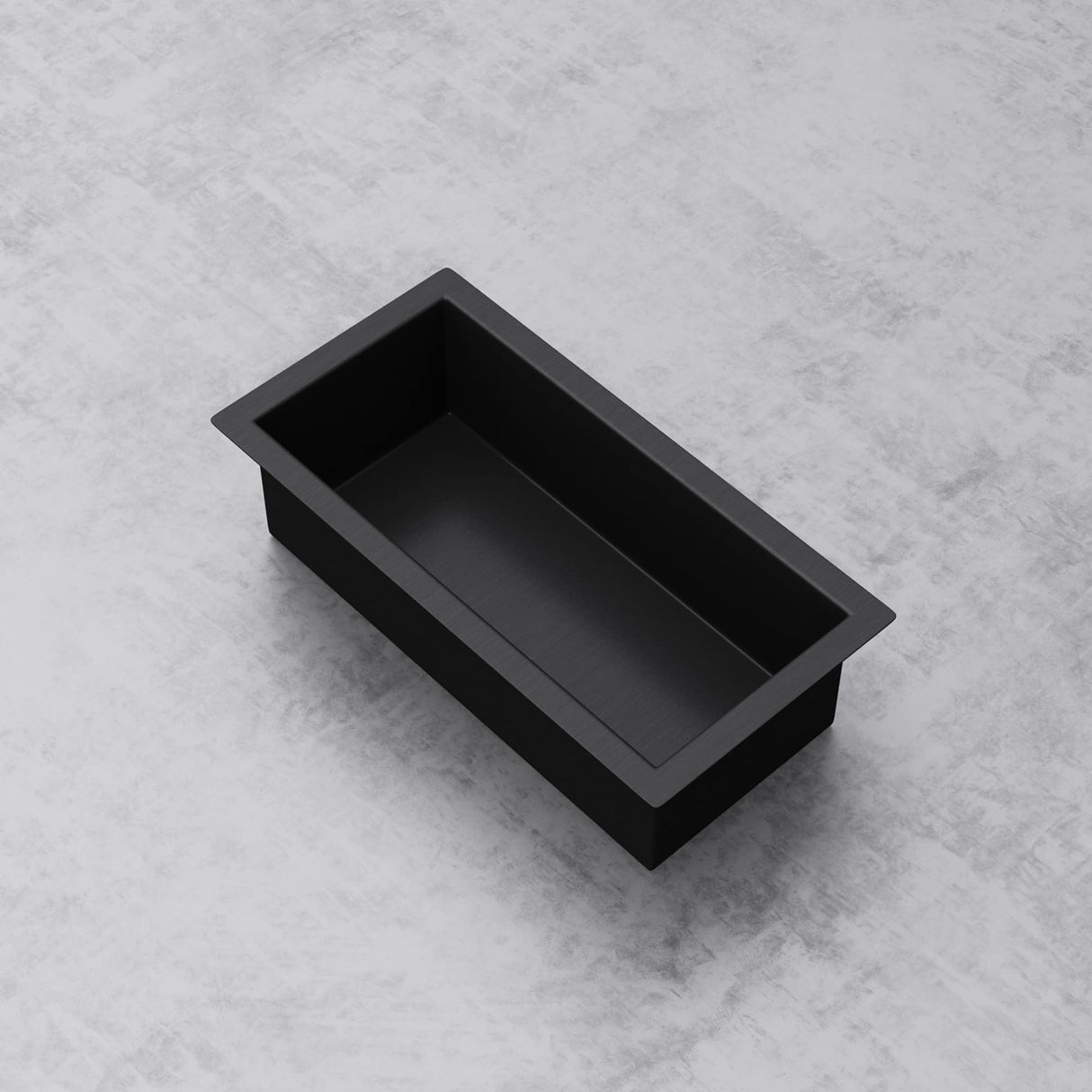 glasvilla Duschnische Bad Wandnische befliesbar aus Edelstahl Duschregal einfache Montage