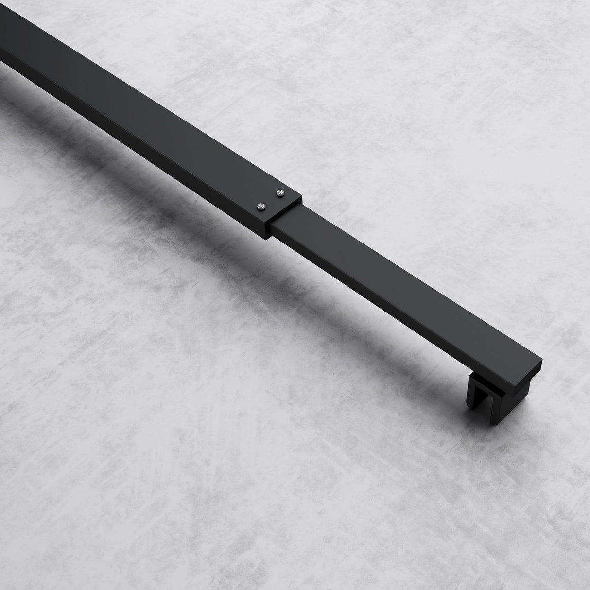 glasvilla Haltestange Duschwand Duschabtrennung Duschglaswand | Stabilisator para ducha Walk in | giratorio 180° para grosor de vidrio de 6-10 mm