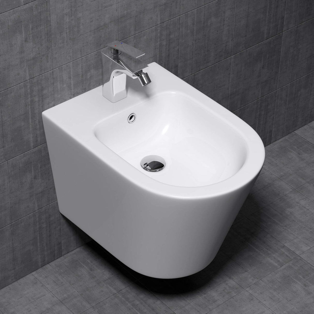 bidet de pared glasvilla cerámica bidet colgante bidet wc forma hermosa blanco