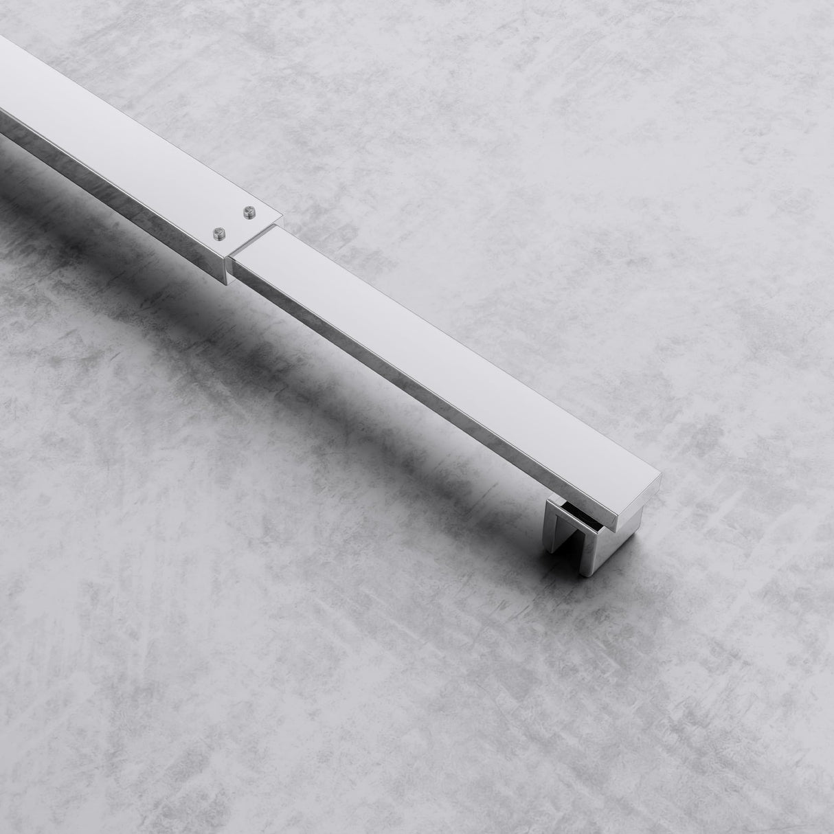 glasvilla Haltestange Duschwand Duschabtrennung Duschglaswand | Stabilisator para ducha Walk in | giratorio 180° para grosor de vidrio de 6-10 mm