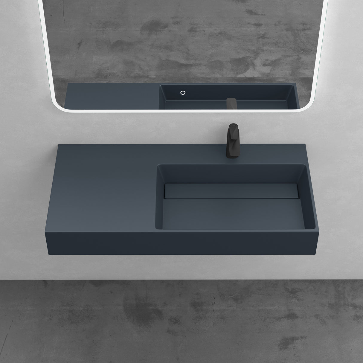 Lavabo Glasvilla Col12 – Mineralguss, diseño moderno y libertad total de instalación