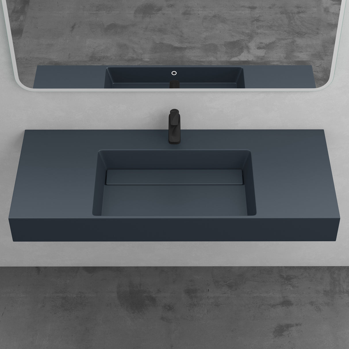 Lavabo Glasvilla Col12 – Mineralguss, diseño moderno y libertad total de instalación