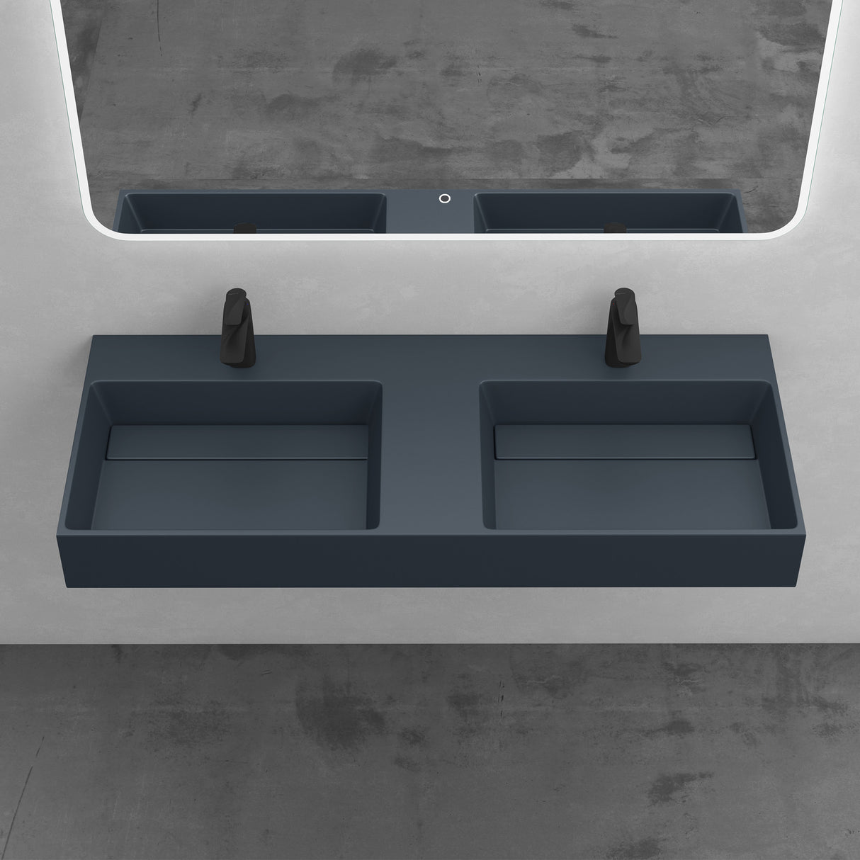 Lavabo Glasvilla Col12 – Mineralguss, diseño moderno y libertad total de instalación