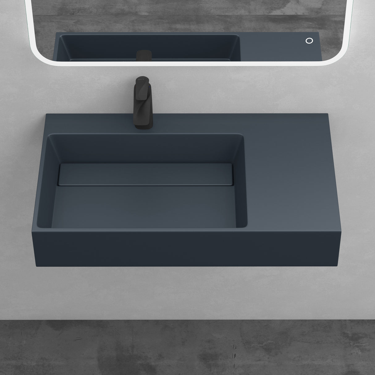 Lavabo Glasvilla Col12 – Mineralguss, diseño moderno y libertad total de instalación