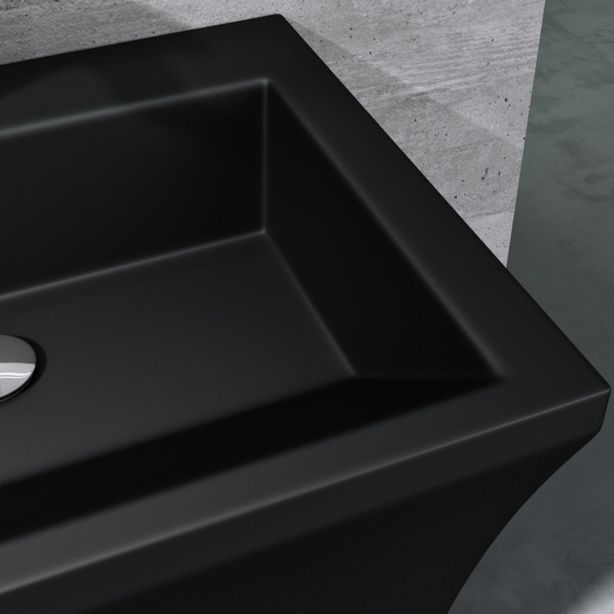 glasvilla Standwaschbecken Eckig Design Standwaschtisch Col07 Gussmarmor Design Waschplatz Waschsäule Standsäule