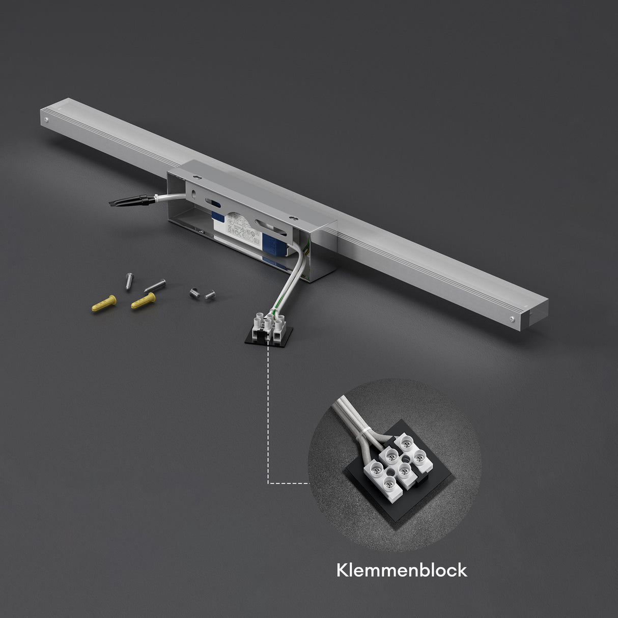 glasvilla Lampada da Specchio LED per Bagno | Lampada a Specchio 6000K, Illuminazione da Parete per Trucco con Fascio di Specchio 9W Spiegelstrahl