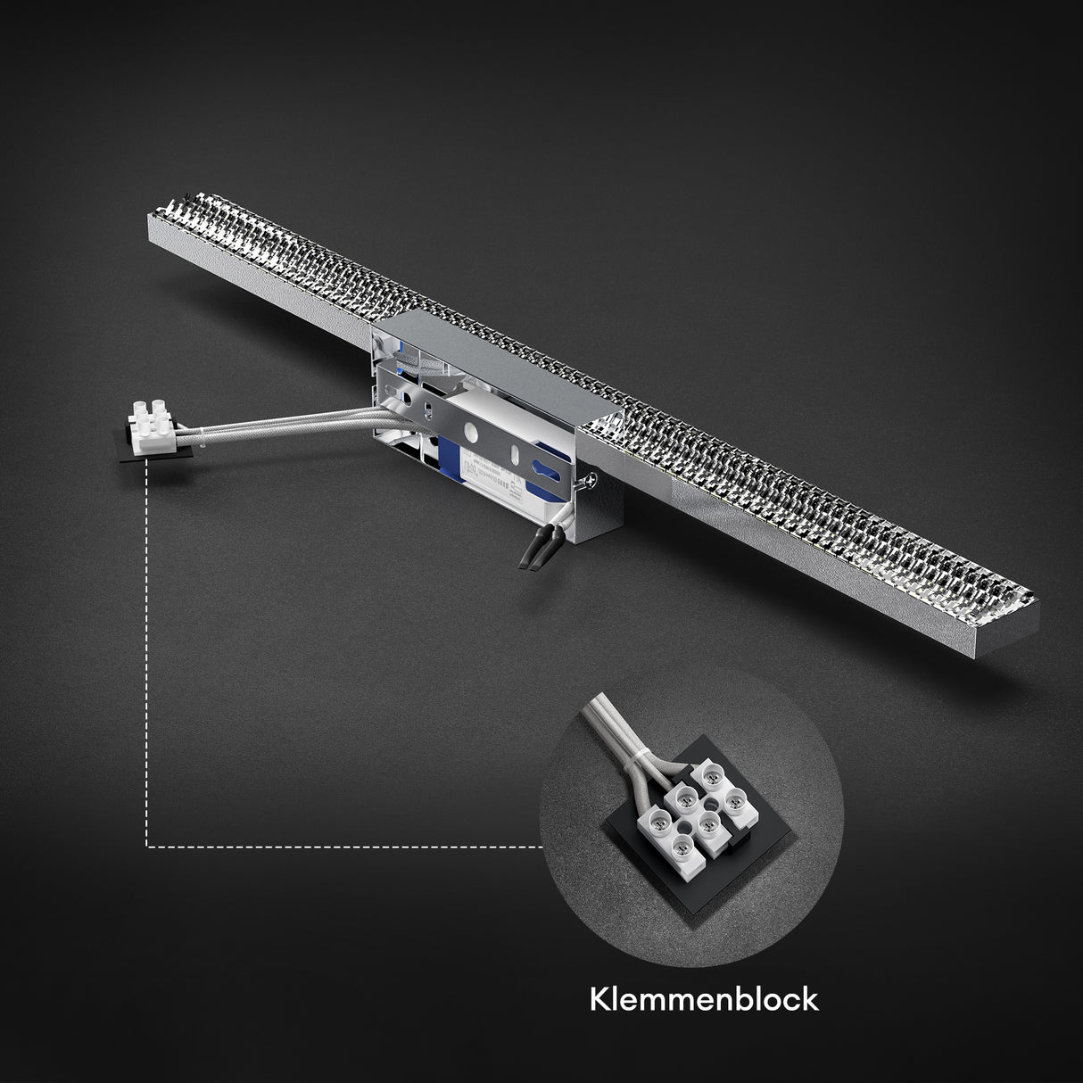 glasvilla Lampada da Specchio LED per Bagno | Lampada a Specchio 6000K, Illuminazione da Parete 14W per Trucco Leuchtschein