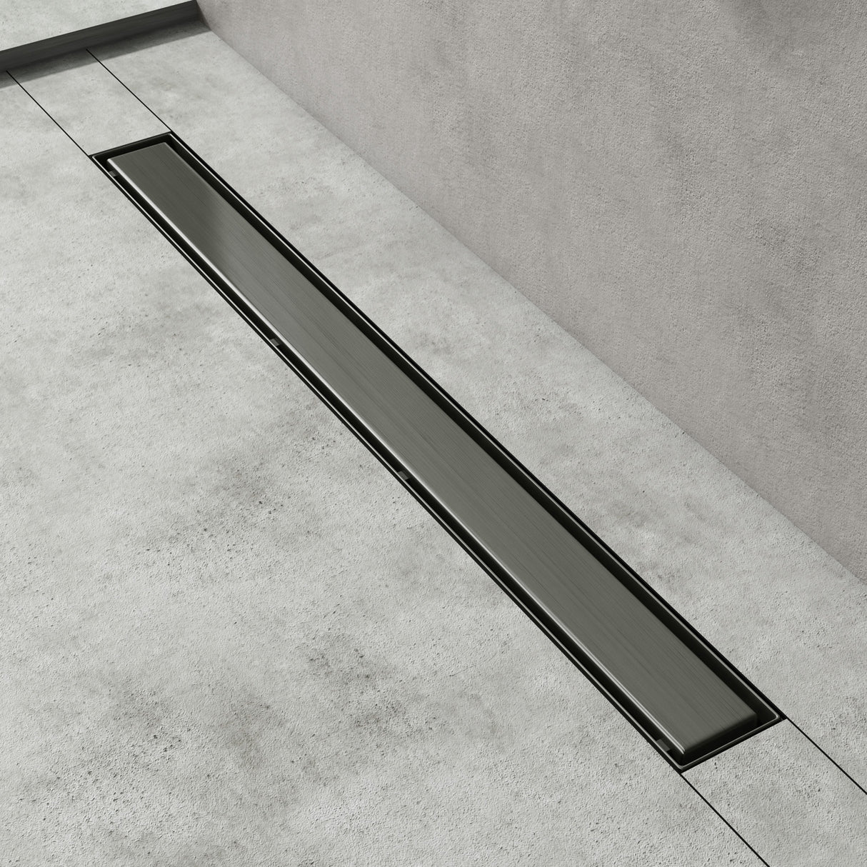 glasvilla Duschrinne desagüe de suelo de acero inoxidable | conjunto completo de canal de desagüe para baño | desagüe apto para azulejos 35L/min | filtro de pelo KE110