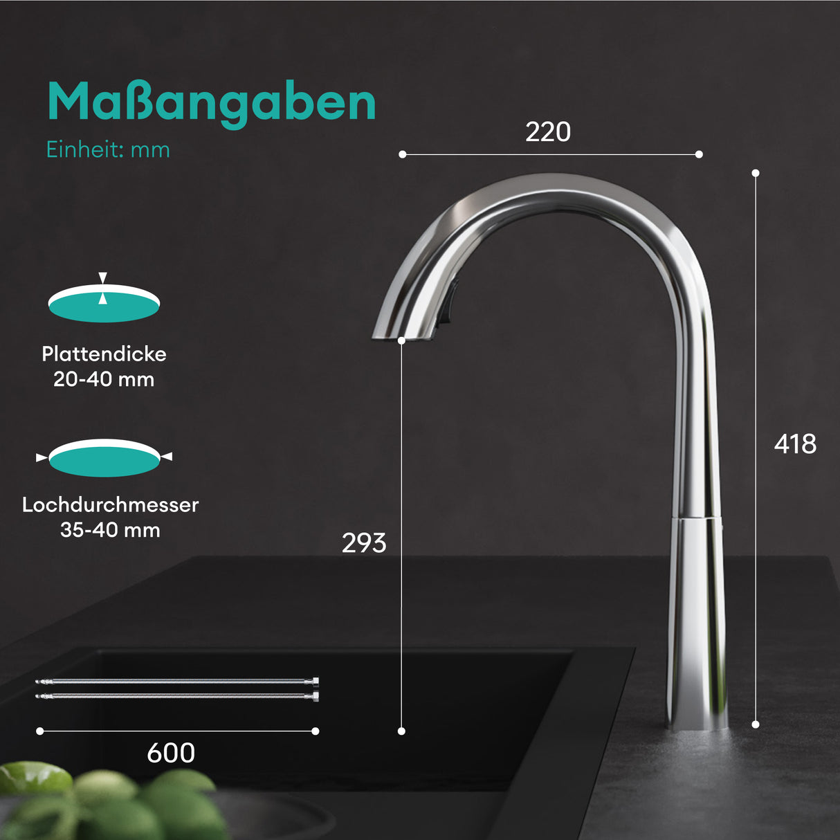 grifos de cocina Spültischarmatur Küchenamatur mezclador con monomando 360° giratorio grifo de cocina de latón MS-8095