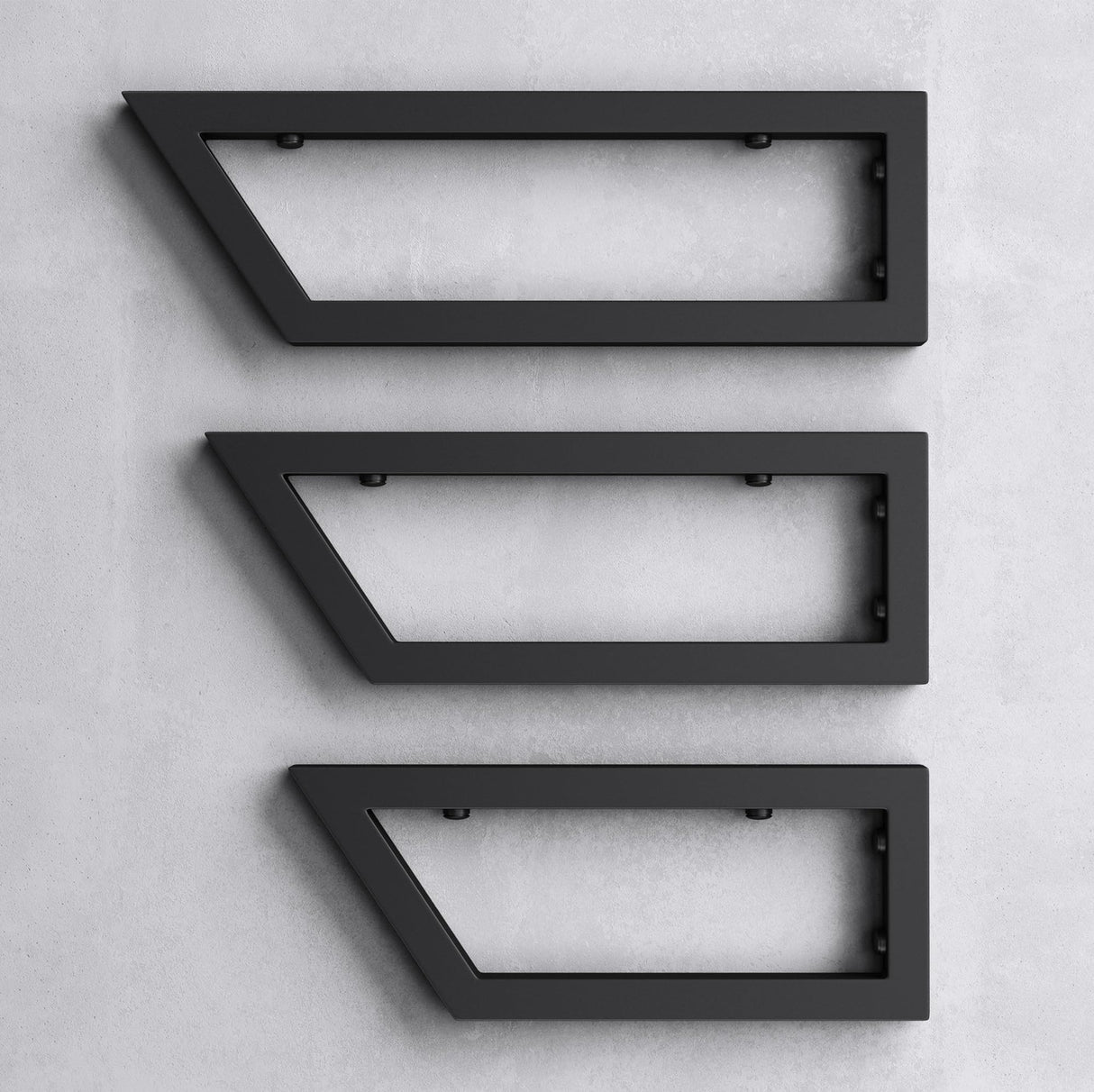 glasvilla Diseño Wandkonsole de acero inoxidable soporte de lavabo soporte de estante WH04