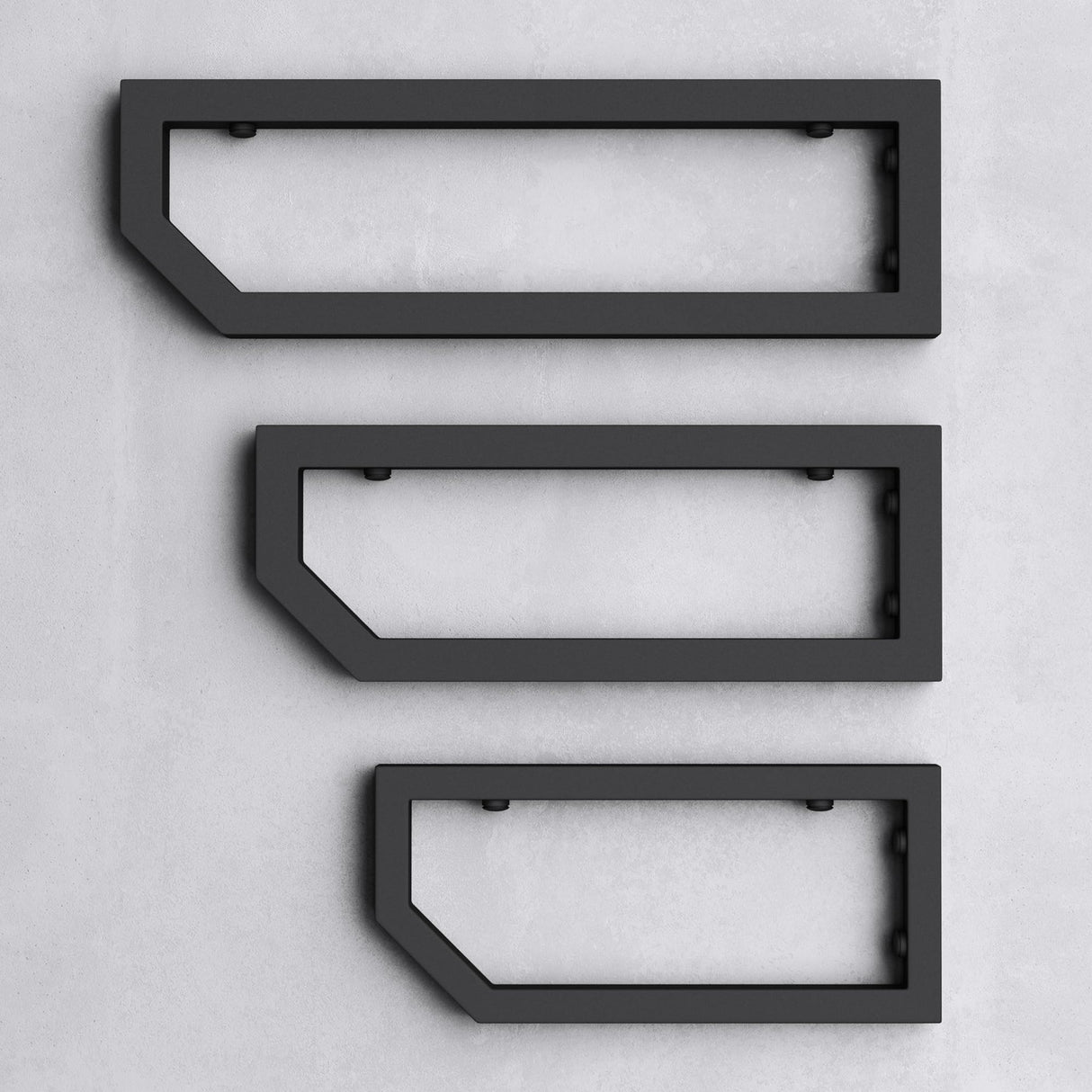 glasvilla Design Consola de Pared de Acero Inoxidable Soporte para Lavabo WH03