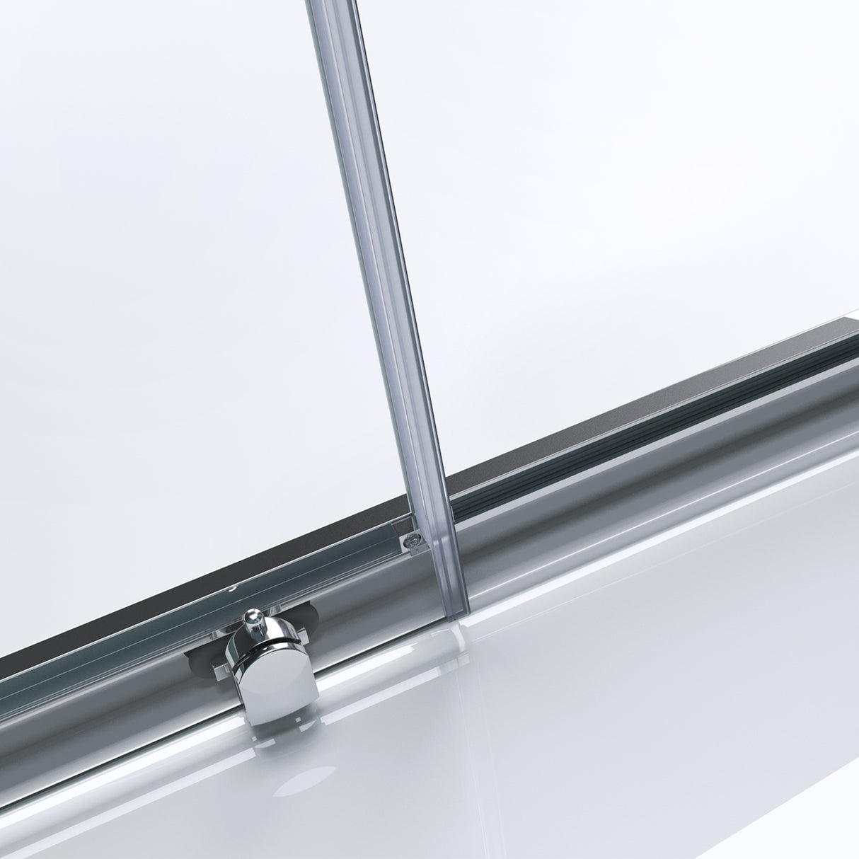 glasvilla Duschkabine mit Doppel-Schiebetür Duschtür Eckeinstieg Echtglas Lotuseffekt 6mm ESG-Sicherheitsglas Ravenna16MS