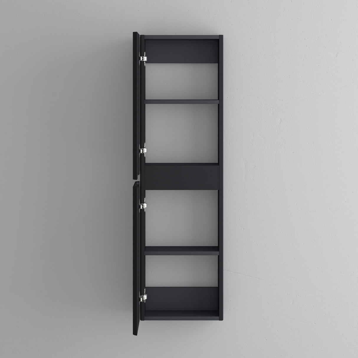 glasvilla armario lateral armario de baño con 2 puertas y 4 compartimentos BxT: 35x20 cm armario alto estantería de baño armario multiusos Lucca