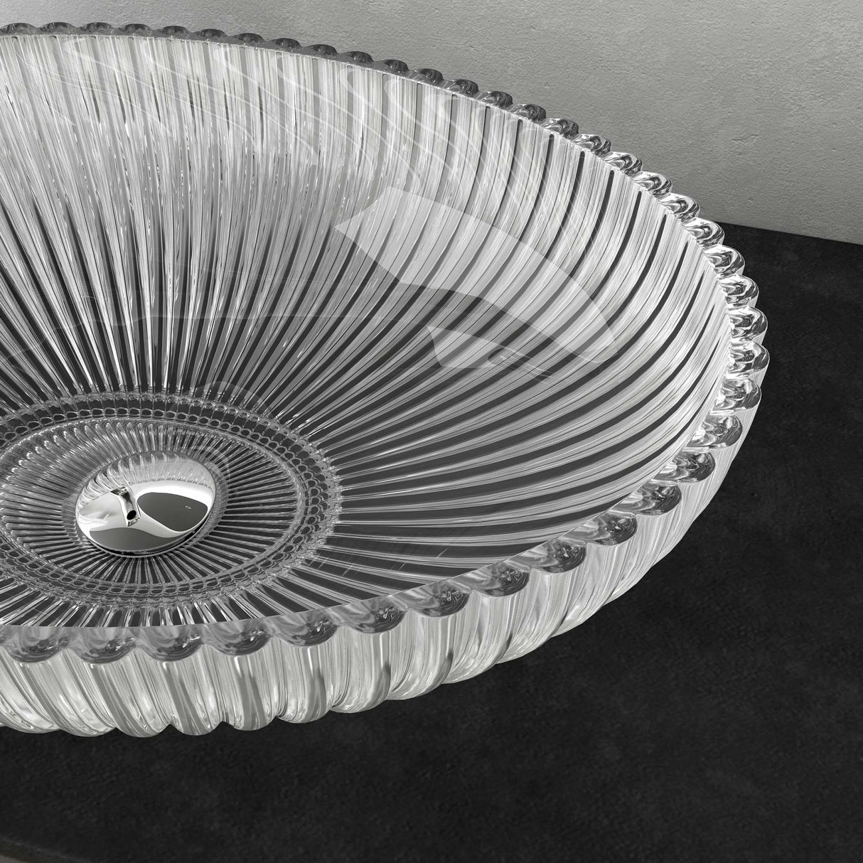 glasvilla Waschbecken Glas Aufsatzwaschbecken Glaswaschbecken Handwaschbecken Waschschale Oval