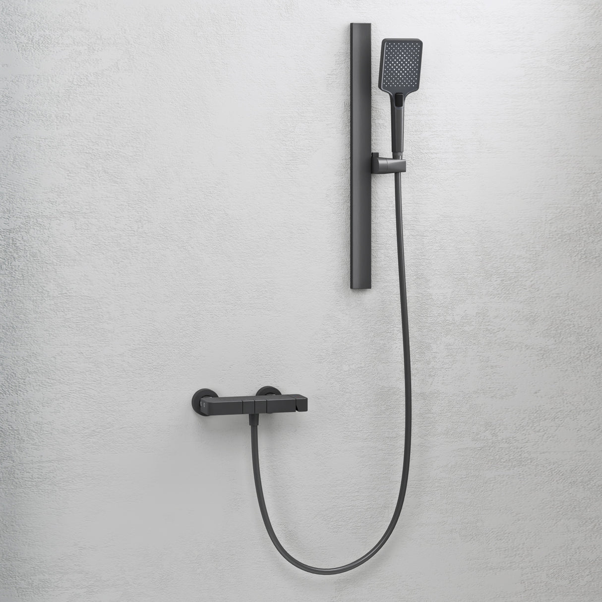 glasvilla sistema de ducha con ducha de lluvia cabezal de ducha 3 tipos de chorro ajustable en altura ducha de mano con salida inferior de aluminio sistema de ducha10