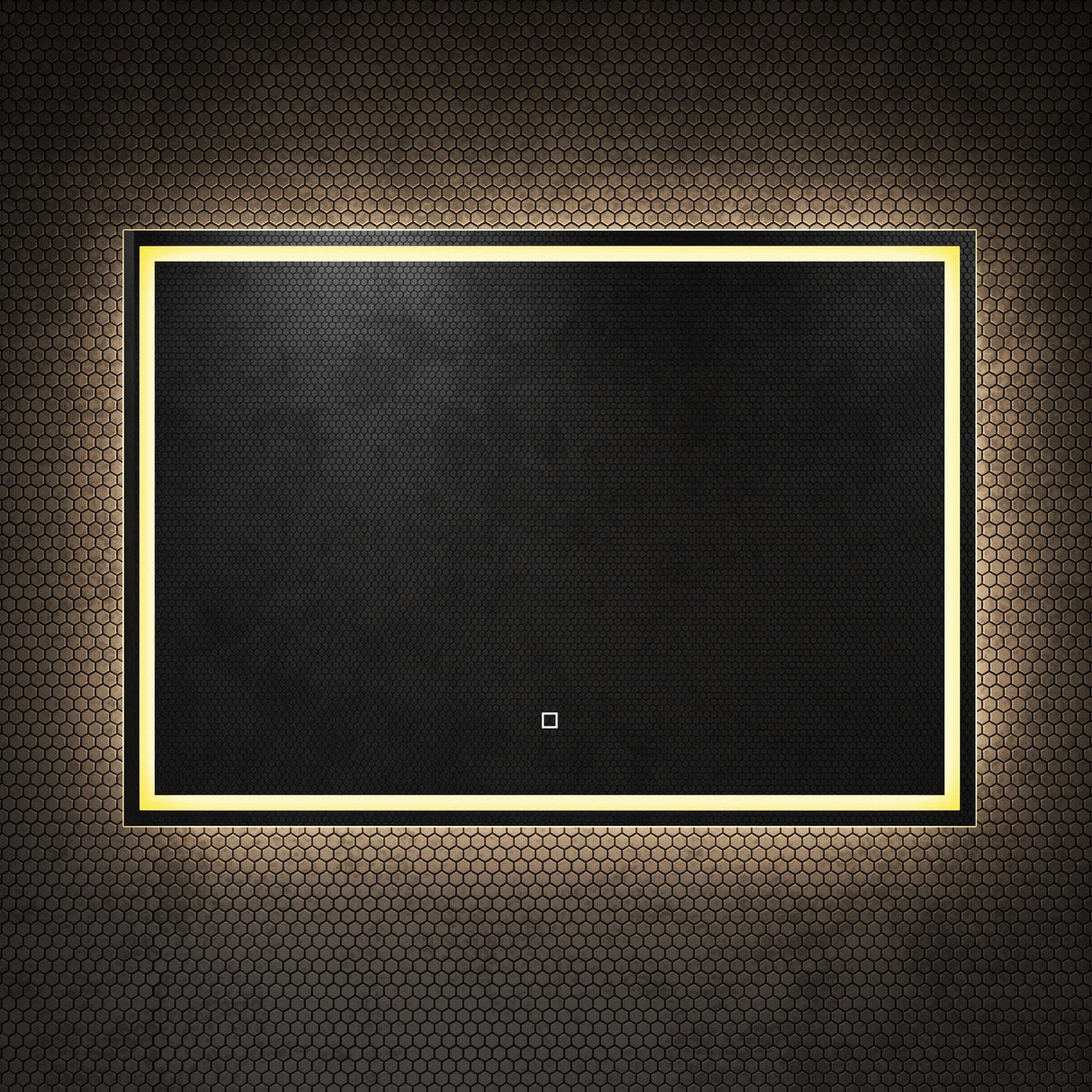 glasvilla Espejo de pared Espejo de baño LED Espejo de baño con interruptor táctil, sin vaho gracias a la capa antifog Espejo LED02