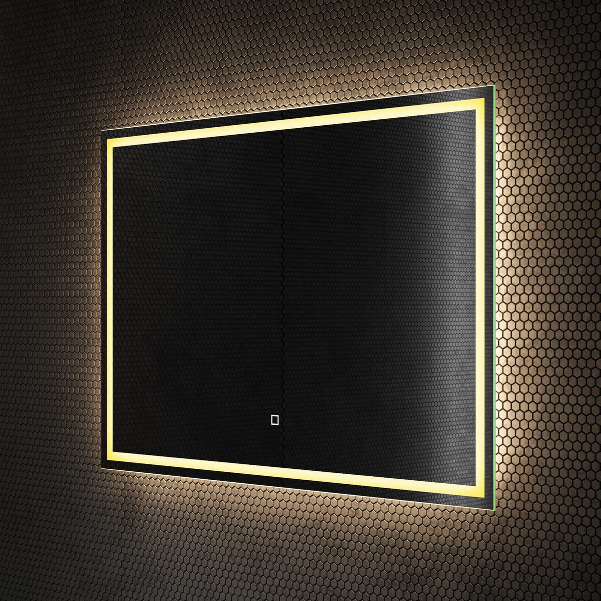 glasvilla Espejo de pared Espejo de baño LED Espejo de baño con interruptor táctil, sin vaho gracias a la capa antifog Espejo LED02