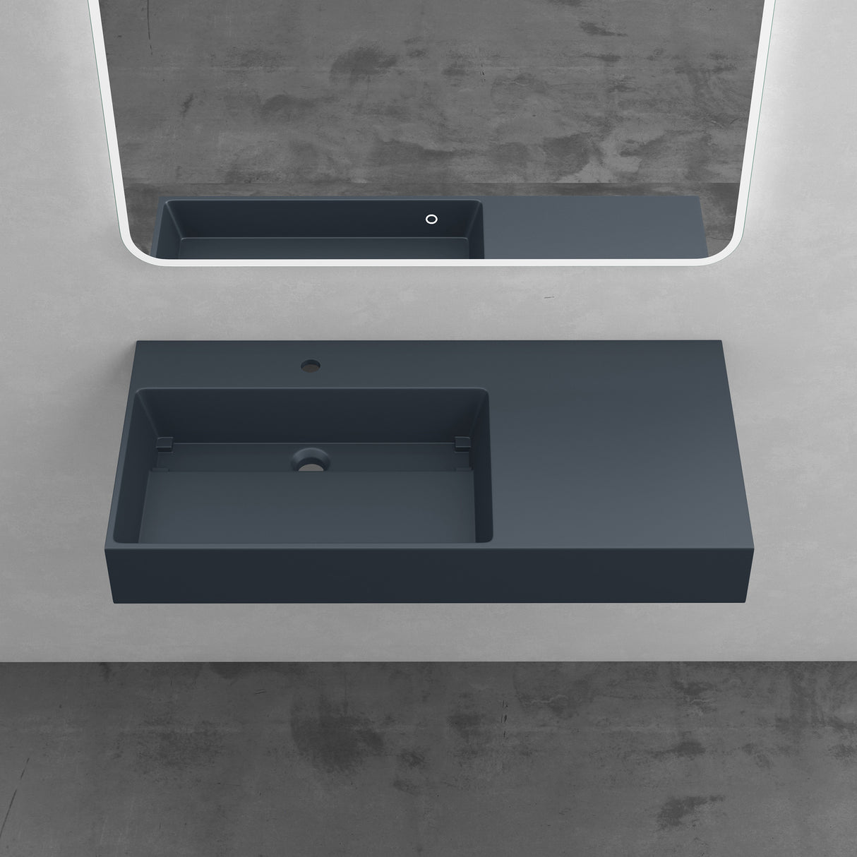 Lavabo Glasvilla Col12 – Mineralguss, diseño moderno y libertad total de instalación