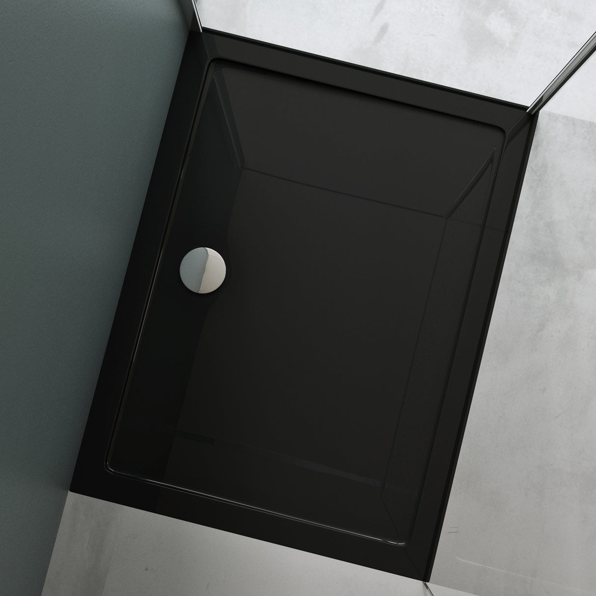 glasvilla Duschwanne Duschtasse de acrílico de alta calidad rectangular 90-160cm Faro