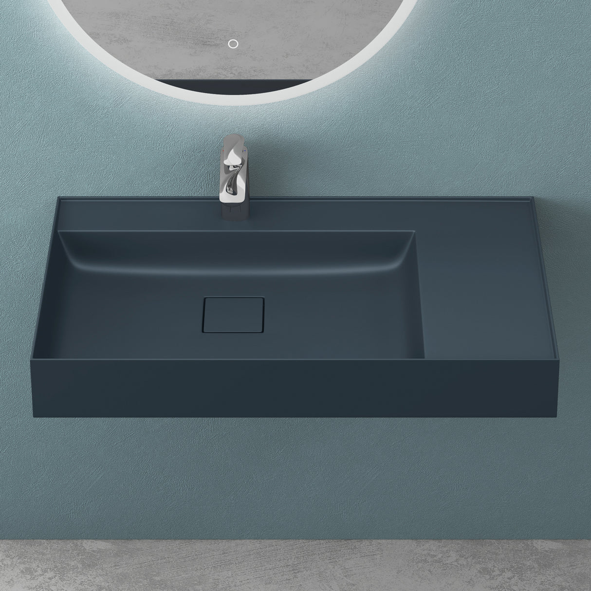 Lavabo Glasvilla Col630 Mineralguss de lujo con diseño moderno