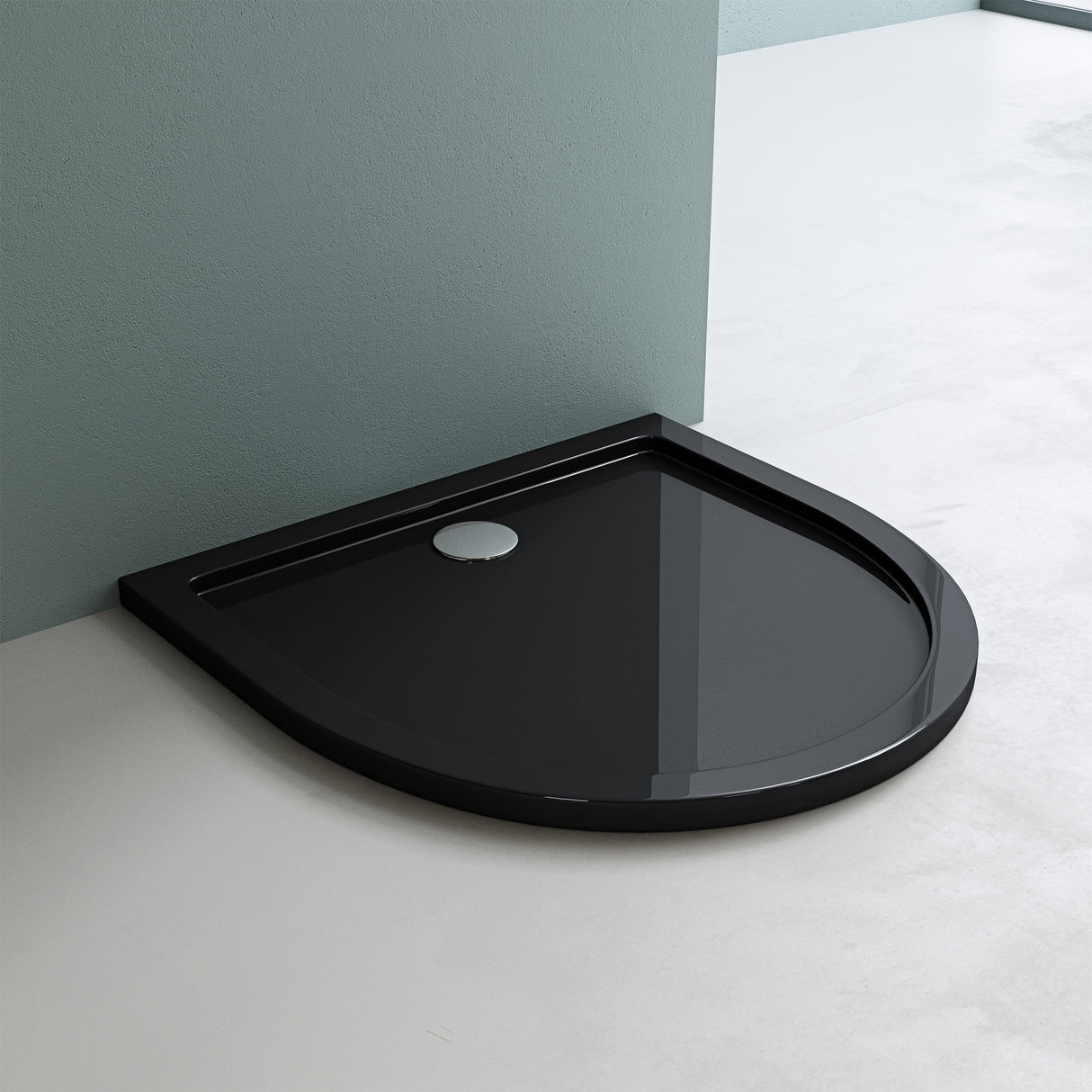 glasvilla Duschtasse Duschwanne de Acrílico Forma: Semicírculo Faro4