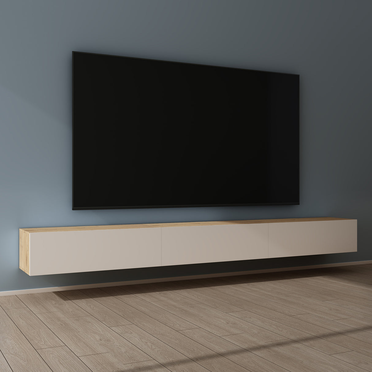 glasvilla Mobile TV per Televisore Armadietto per TV Basso Soft-close per Soggiorno, Sala da Pranzo, Camera da Letto Fernsehschrank02