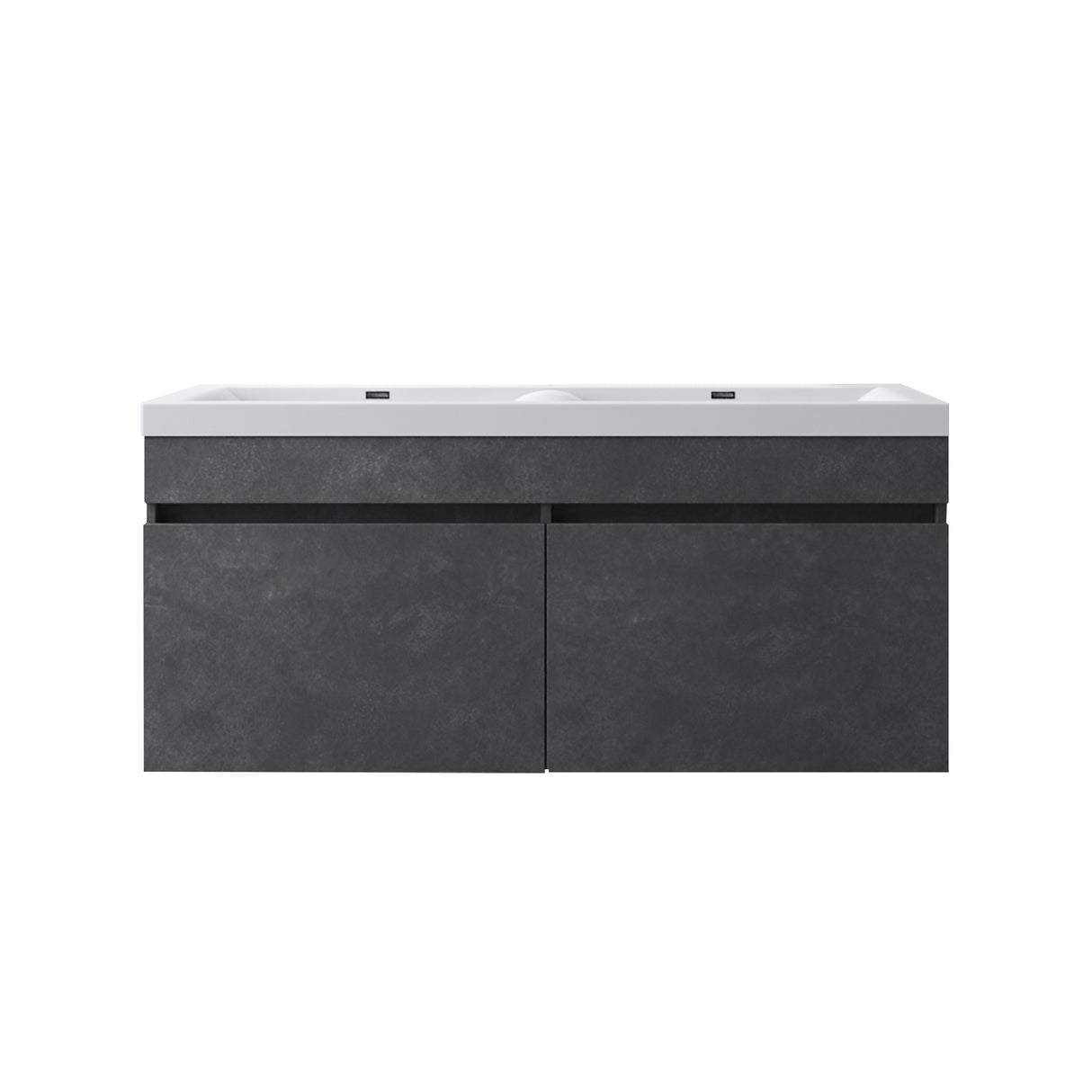 set de muebles de baño glasvilla con lavabo de mineral y mueble de baño Botanica