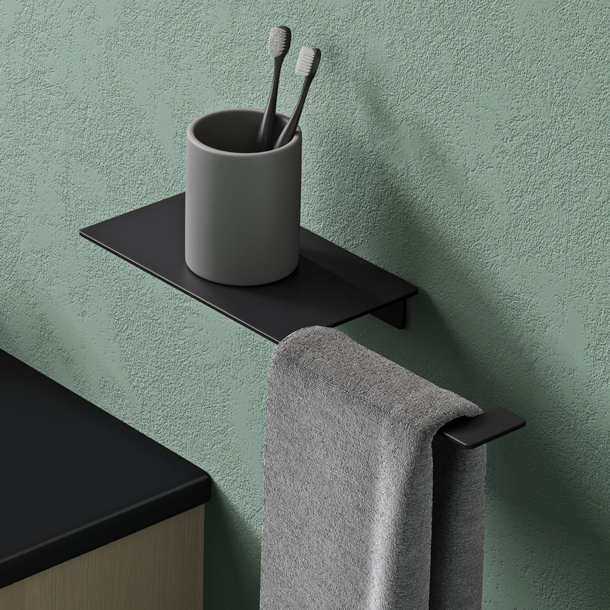 Glasvilla Design Portarrollos de Acero Inoxidable Lino-01 – Minimalismo Elegante para Baños Modernos