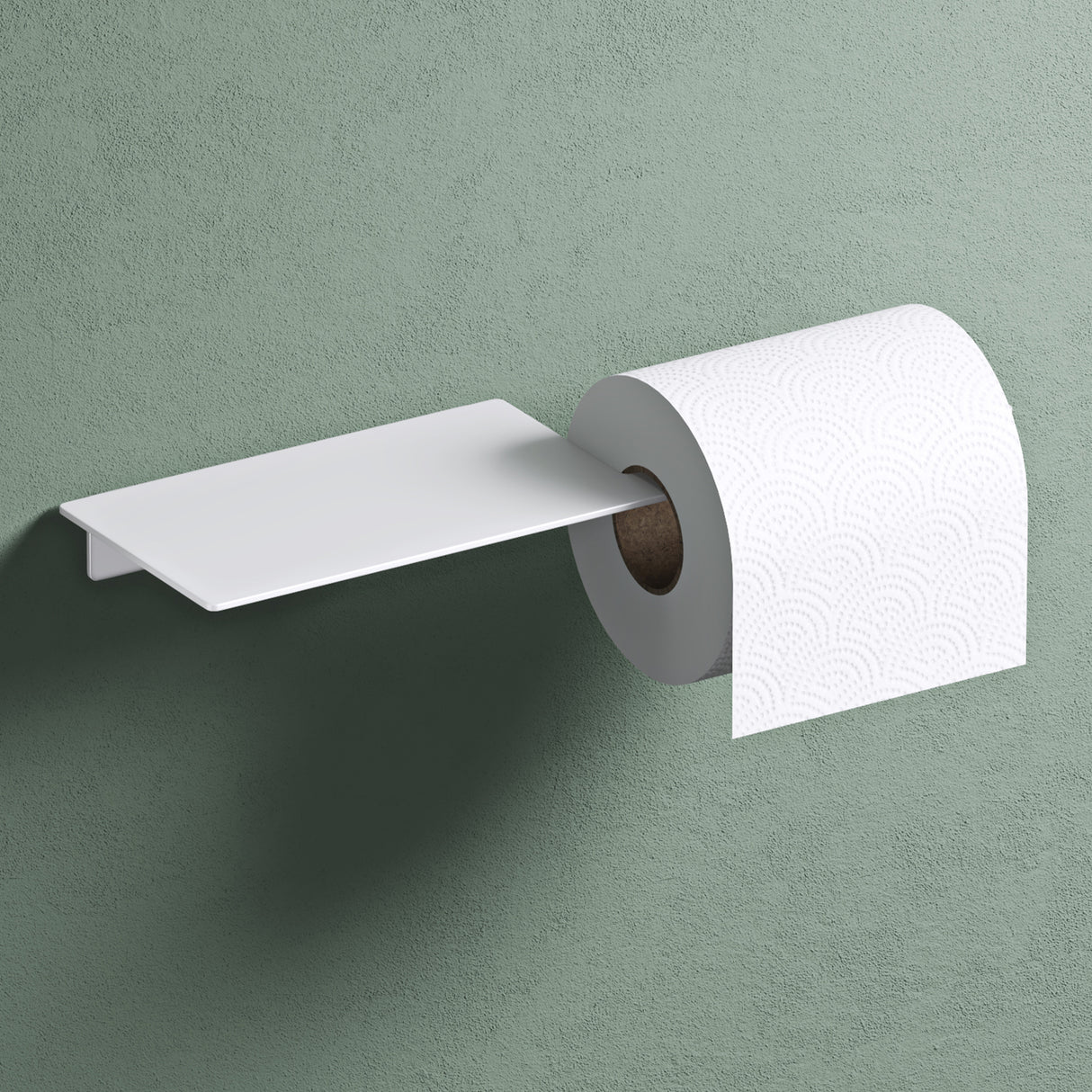 Glasvilla Design Portarrollos de Acero Inoxidable Lino-01 – Minimalismo Elegante para Baños Modernos