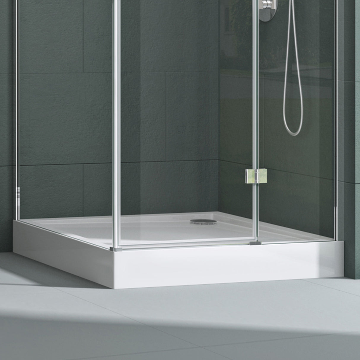 glasvilla Duschwanne Duschtasse de acrílico de alta calidad Cuadrada Faro1H