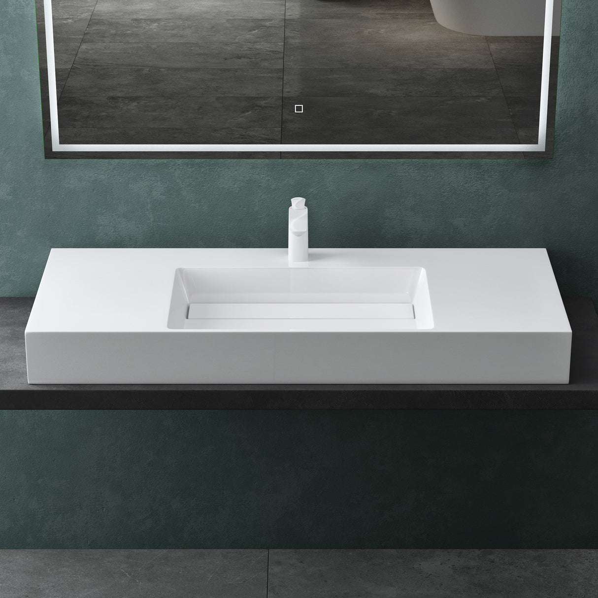 Lavabo Glasvilla Col12 – Mineralguss, diseño moderno y libertad total de instalación