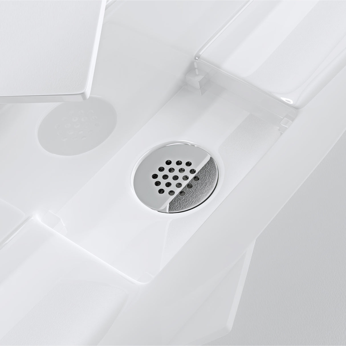 glasvilla Waschbecken Aufsatzwaschbecken Hängewaschbecken Hängewaschtisch inkl. Ablaufgarnitur Mineralguss Rechteckig Waschplatz col19