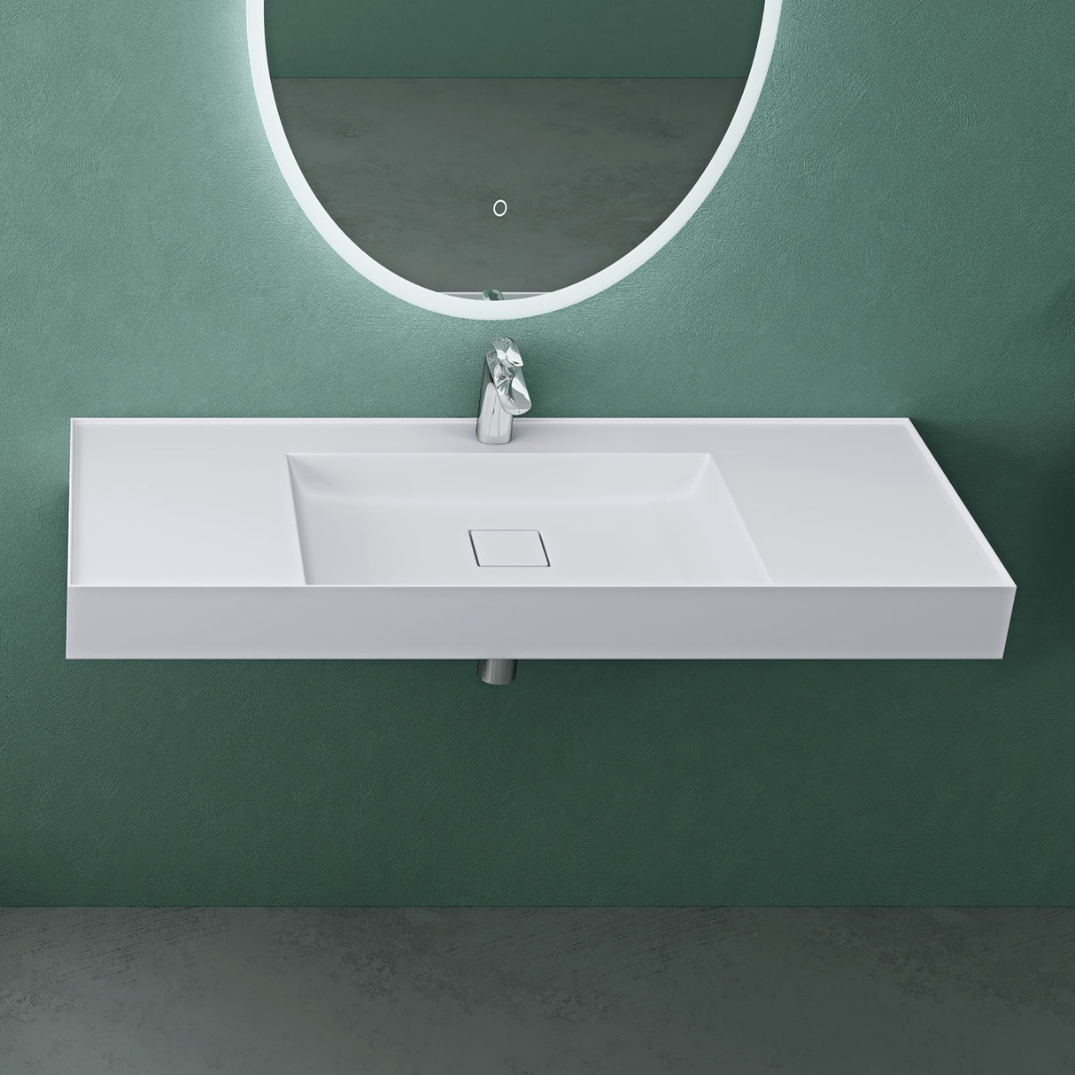 Lavabo Glasvilla Col630 Mineralguss de lujo con diseño moderno