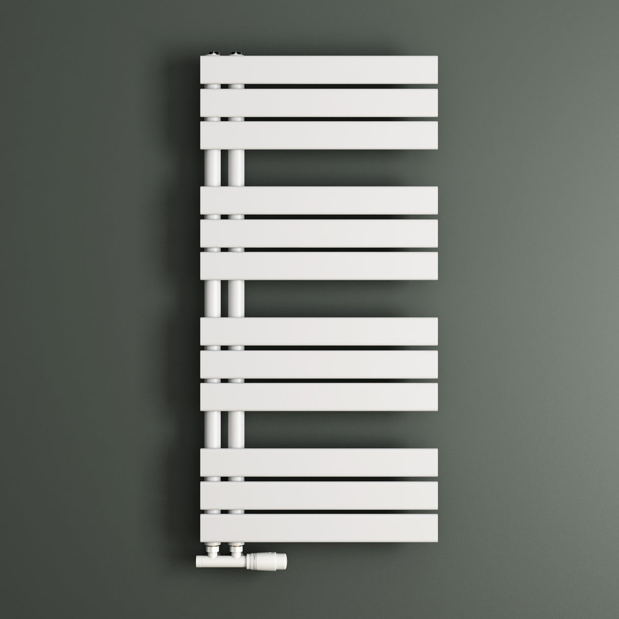 glasvilla Badheizkörper Badheizung Handtuchheizkörper Flach Seitenanschluss Handtuchhalter Handtuchwärmer FN