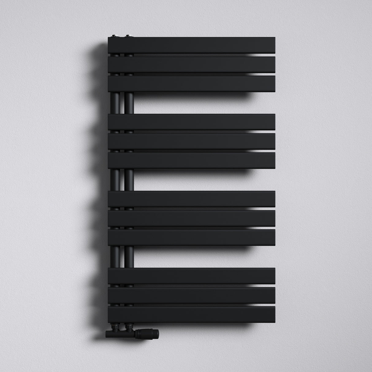 glasvilla Badheizkörper Badheizung Handtuchheizkörper Flach Seitenanschluss Handtuchhalter Handtuchwärmer FN