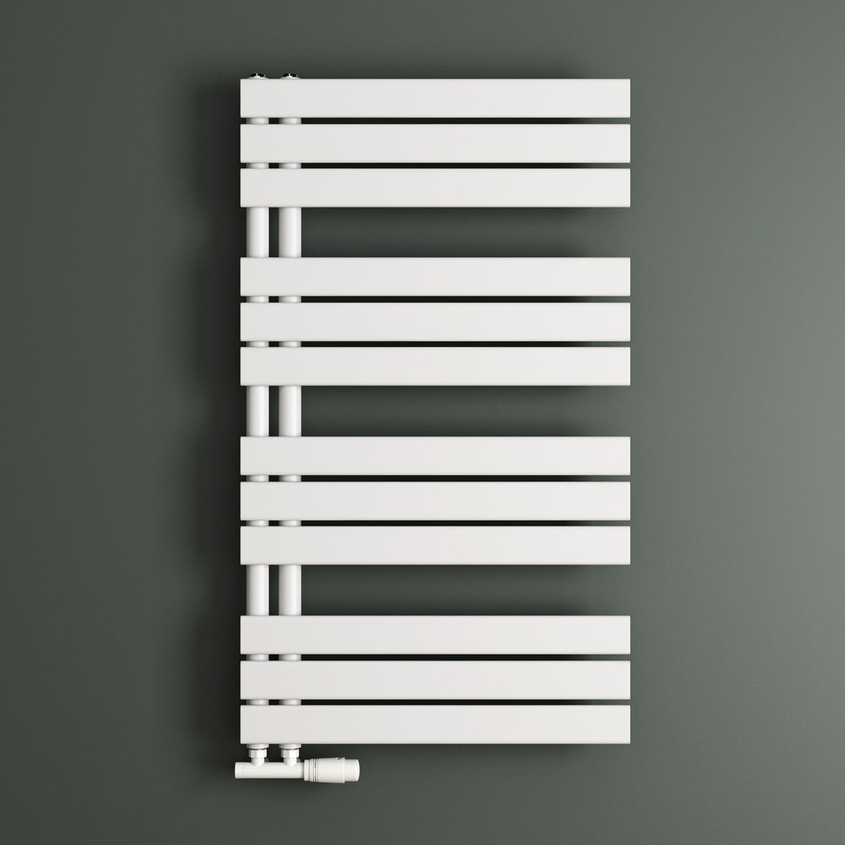 glasvilla Badheizkörper Badheizung Handtuchheizkörper Flach Seitenanschluss Handtuchhalter Handtuchwärmer FN