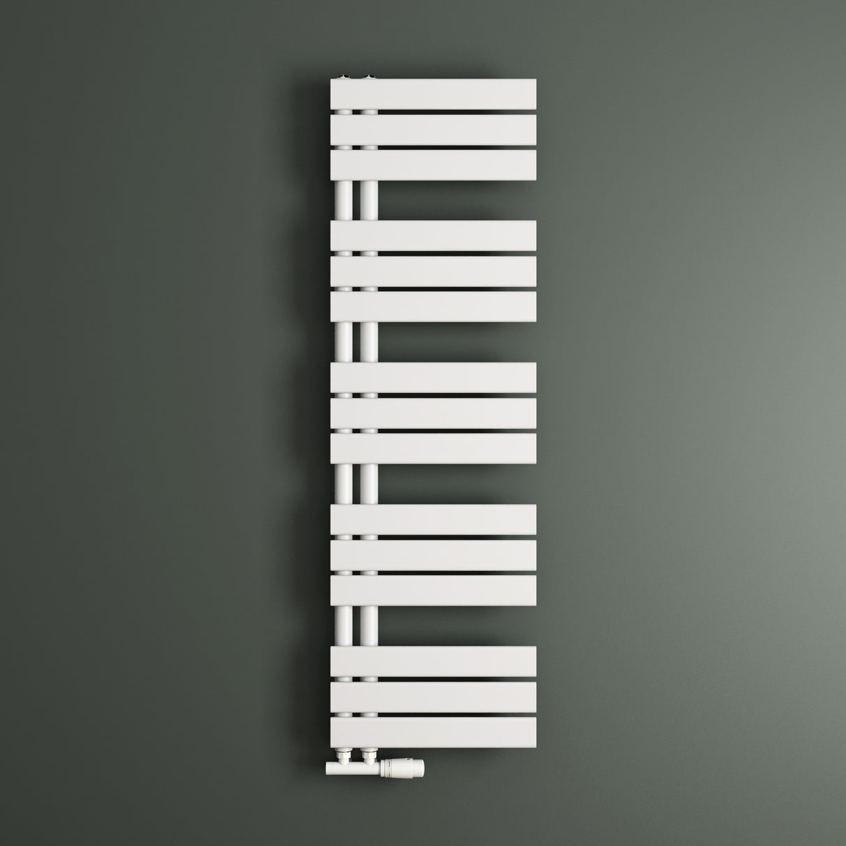 glasvilla Badheizkörper Badheizung Handtuchheizkörper Flach Seitenanschluss Handtuchhalter Handtuchwärmer FN