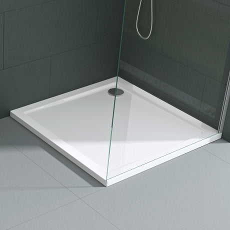 glasvilla Duschwanne Duschtasse aus hochwertigem Acryl Quadratisch Faro