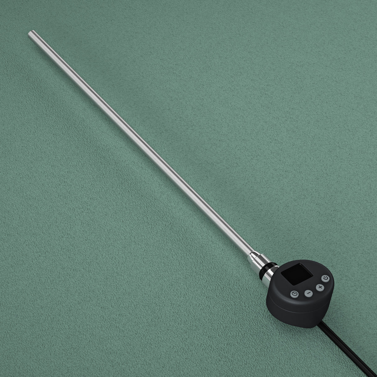 glasvilla Heizstab con termostato electrocalentador con pantalla LCD cartucho calefactor de acero inoxidable elemento calefactor para radiadores de baño calefacciones toalleros