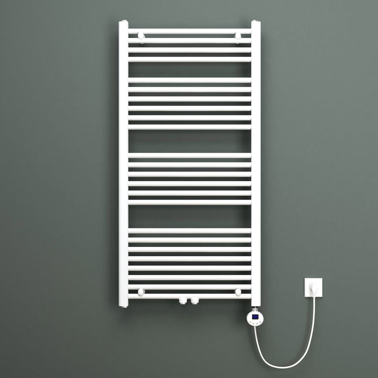 glasvilla Heizstab con termostato electrocalentador con pantalla LCD cartucho calefactor de acero inoxidable elemento calefactor para radiadores de baño calefacciones toalleros