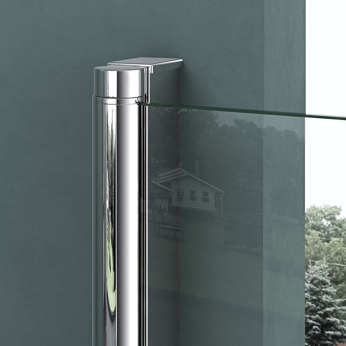 cabina de ducha glasvilla entrada en esquina mecanismo de elevación y descenso separación de ducha vidrio lechoso vidrio de seguridad ESG efecto loto plegable Ravenna24MS