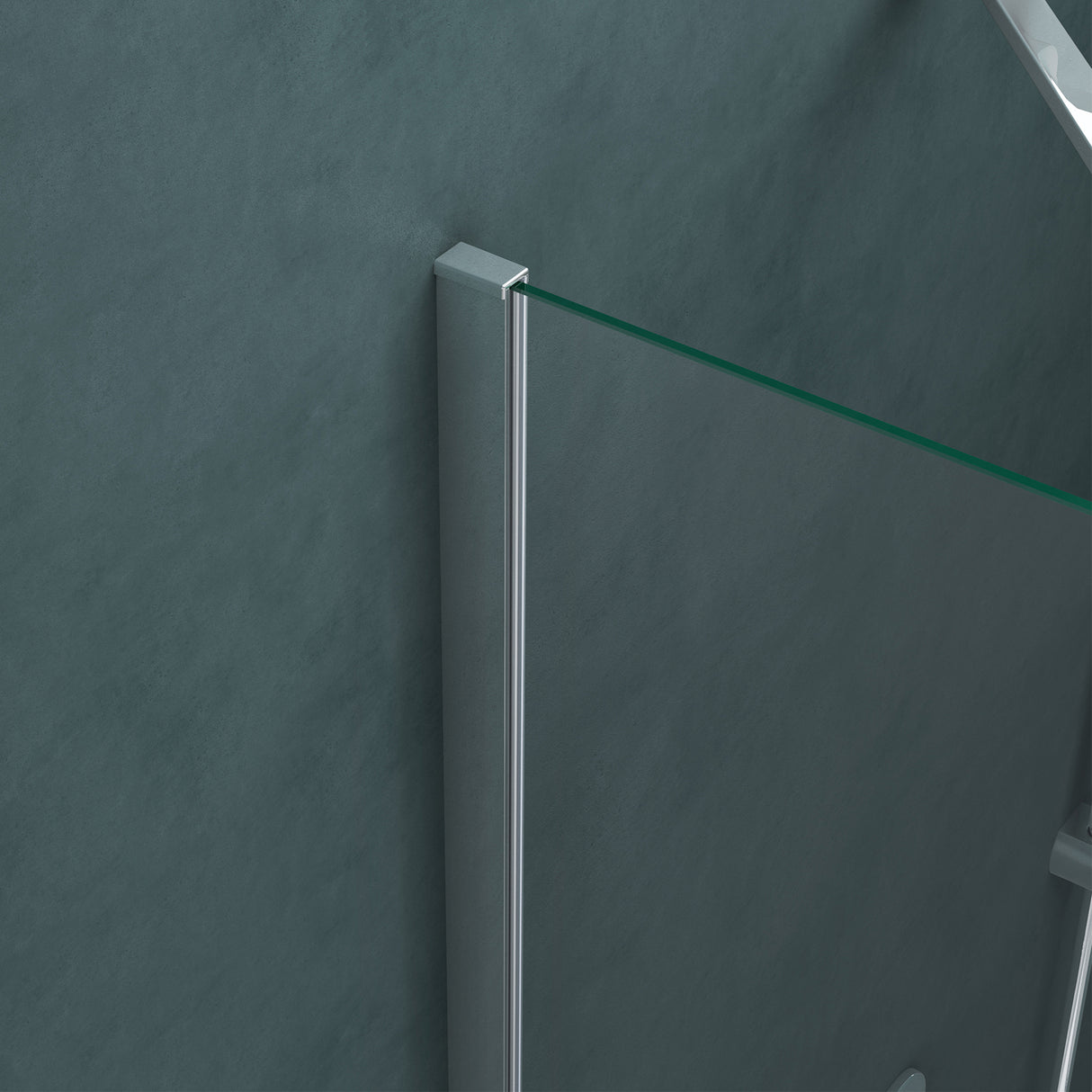 galsvilla Box doccia Angolare Cabina Bagno in Vetro con Meccanismo di Sollevamento e Abbassamento Box Cabina Doccia con Porte Girevoli a 180° Effetto Loto R27