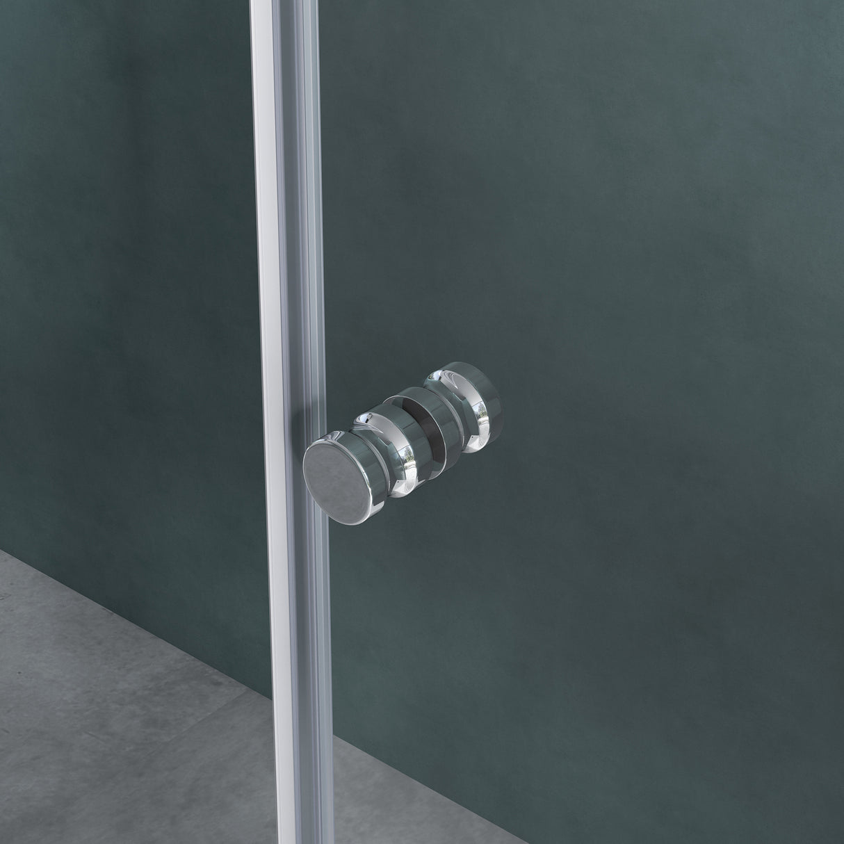 galsvilla Box doccia Angolare Cabina Bagno in Vetro con Meccanismo di Sollevamento e Abbassamento Box Cabina Doccia con Porte Girevoli a 180° Effetto Loto R27