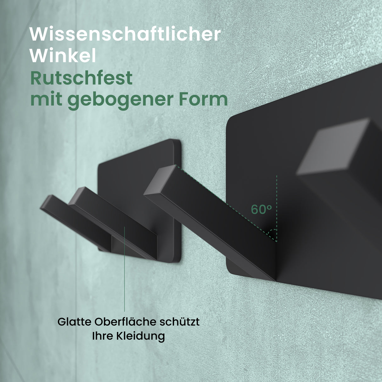 glasvilla perchero de pared ganchos de pared de aluminio perchero con ganchos plegables barra de perchero ganchos de perchero ganchos para ropa Stalo-04+05