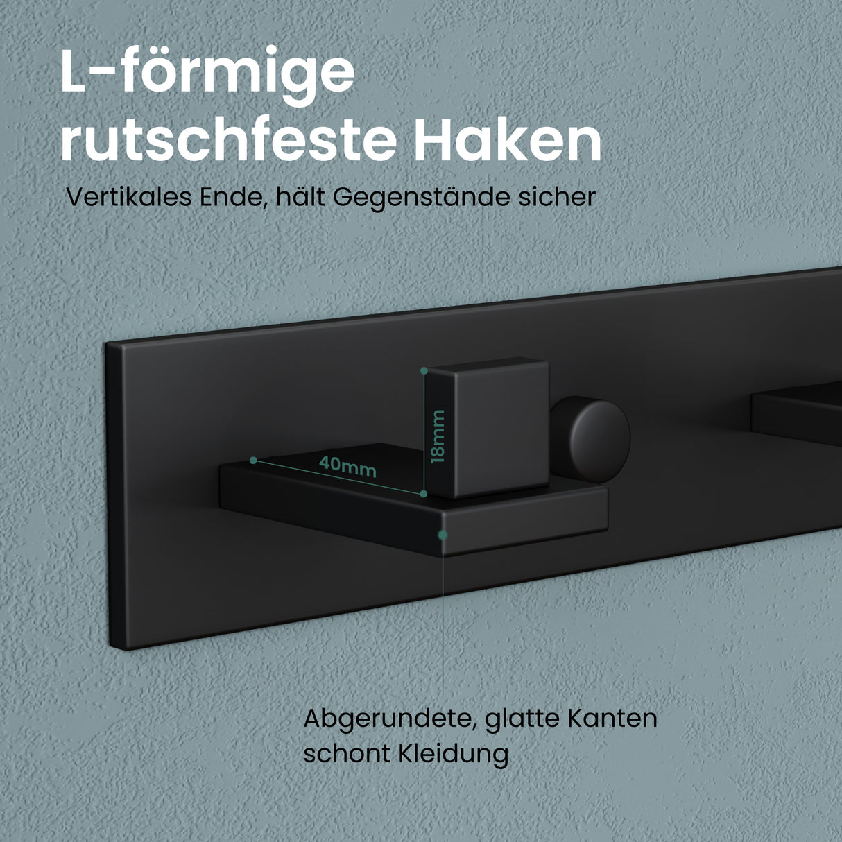 glasvilla ganchos de ropa perchero de pared ganchos de pared de acero inoxidable barra de percha ganchos de perchero Stalo-06+Stalo-07