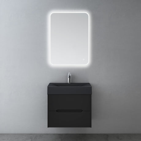 glasvilla Badmöbel-Set  Badezimmermöbel Waschbeckenunterschrank mit Softclose Schubladen inkl. Mineralguss Waschbecken Yoga